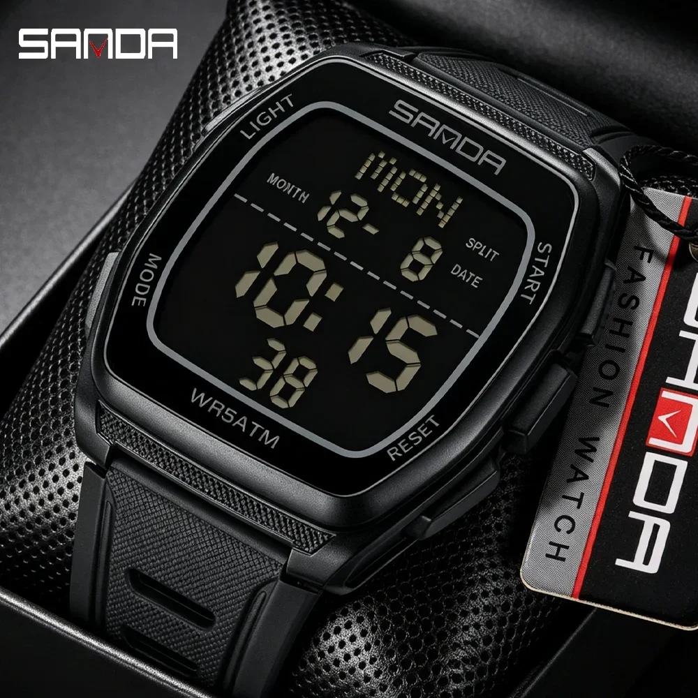 SANDA Fashion Electronic Watches for Men Luminous Calendar Waterproof Clock Outdoor Sports Casual Man Digital Wristwatch
SANDA Fashion Electronic Watches for Men Luminous Calendar Waterproof Clock Outdoor Sports Casual Man Digital Wristwatch