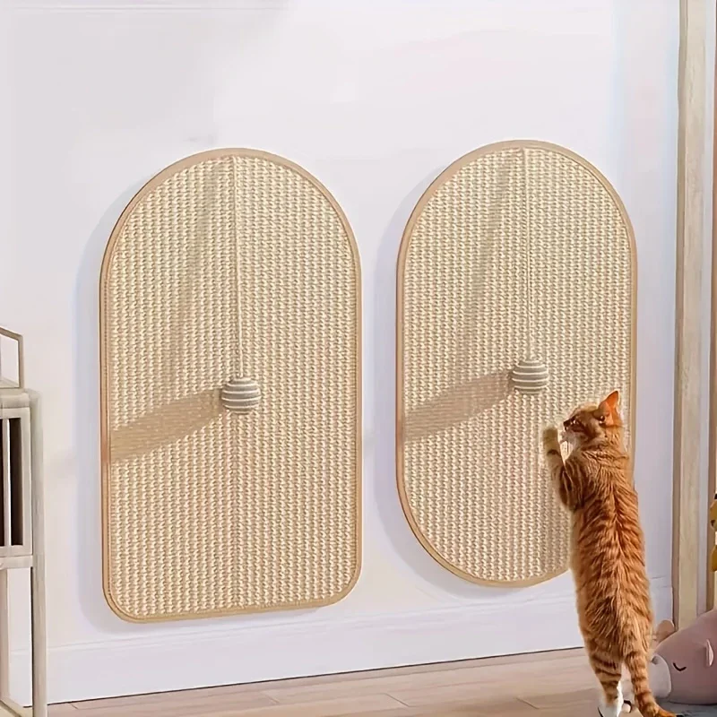 Natural Sisal Cat Scratching Mat Board Durable Sisal Cat Scratch Mat with Toy for Sharpen Nails Scraper Sofa Furniture Protector
Natural Sisal Cat Scratching Mat Board Durable Sisal Cat Scratch Mat with Toy for Sharpen Nails Scraper Sofa Furniture Protector