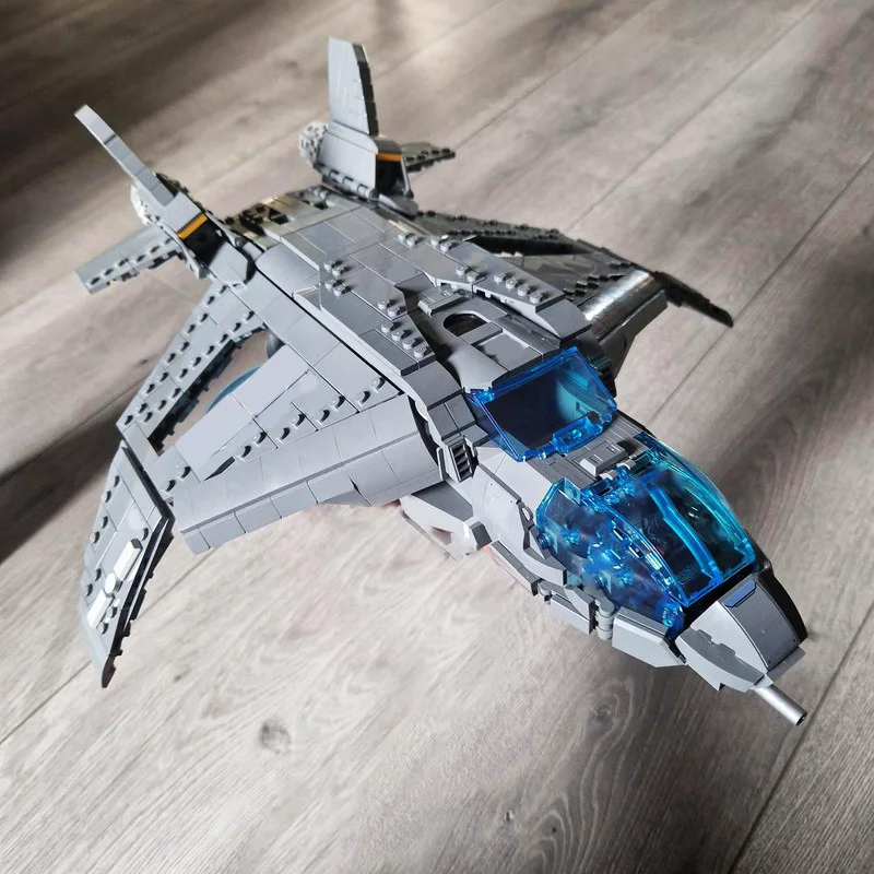 1332pcs Avengers Figscaled Quinjet Spaceship Collection Boys Gift Technology Group Creative Ideas Child Toy Birthday Gift Blocks
1332pcs Avengers Figscaled Quinjet Spaceship Collection Boys Gift Technology Group Creative Ideas Child Toy Birthday Gift Blocks