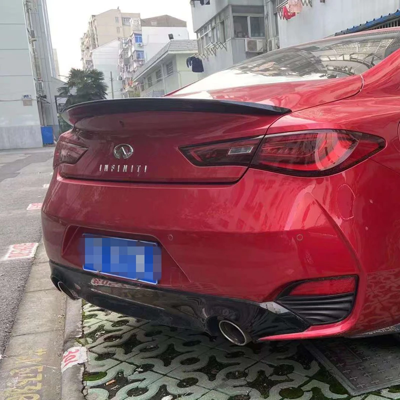 For Infiniti Q60 CV37 2018 2019 2020 2021 2-Door Coupe Convertible Rear Trunk Spoiler Wings Tails Black color Car Accessories
For Infiniti Q60 CV37 2018 2019 2020 2021 2-Door Coupe Convertible Rear Trunk Spoiler Wings Tails Black color Car Accessories