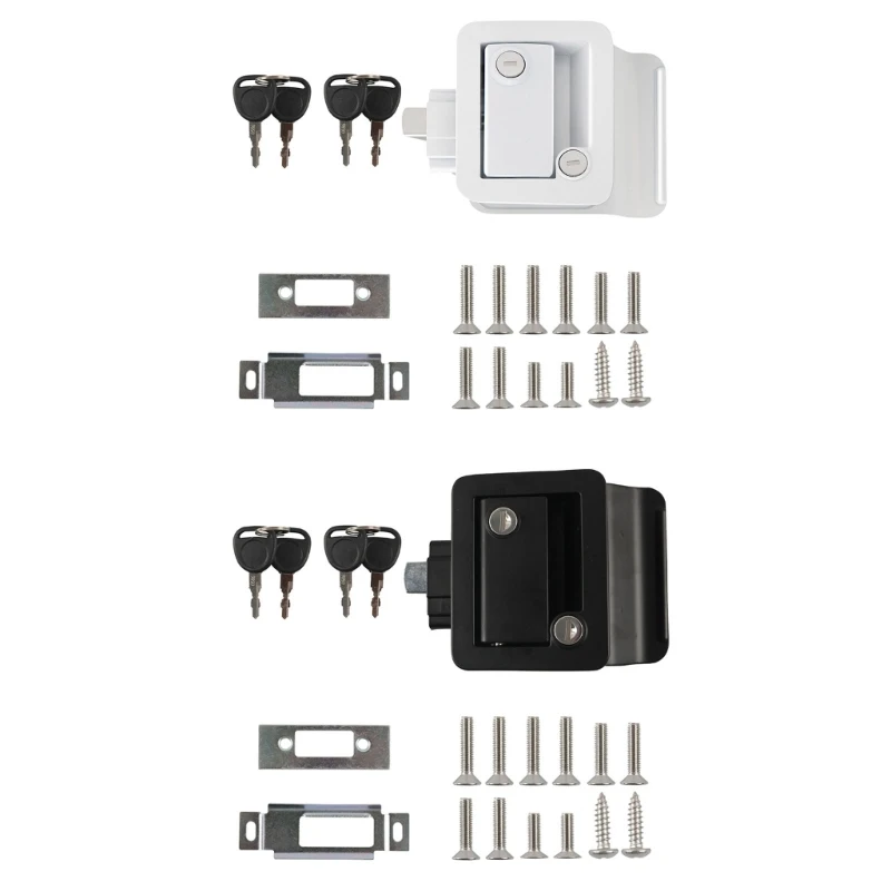 Upgrades Entry Door Lock with Paddle deadbolts replacements Upgrades Door Latches Handle Simple Installation for Trailer
Upgrades Entry Door Lock with Paddle deadbolts replacements Upgrades Door Latches Handle Simple Installation for Trailer