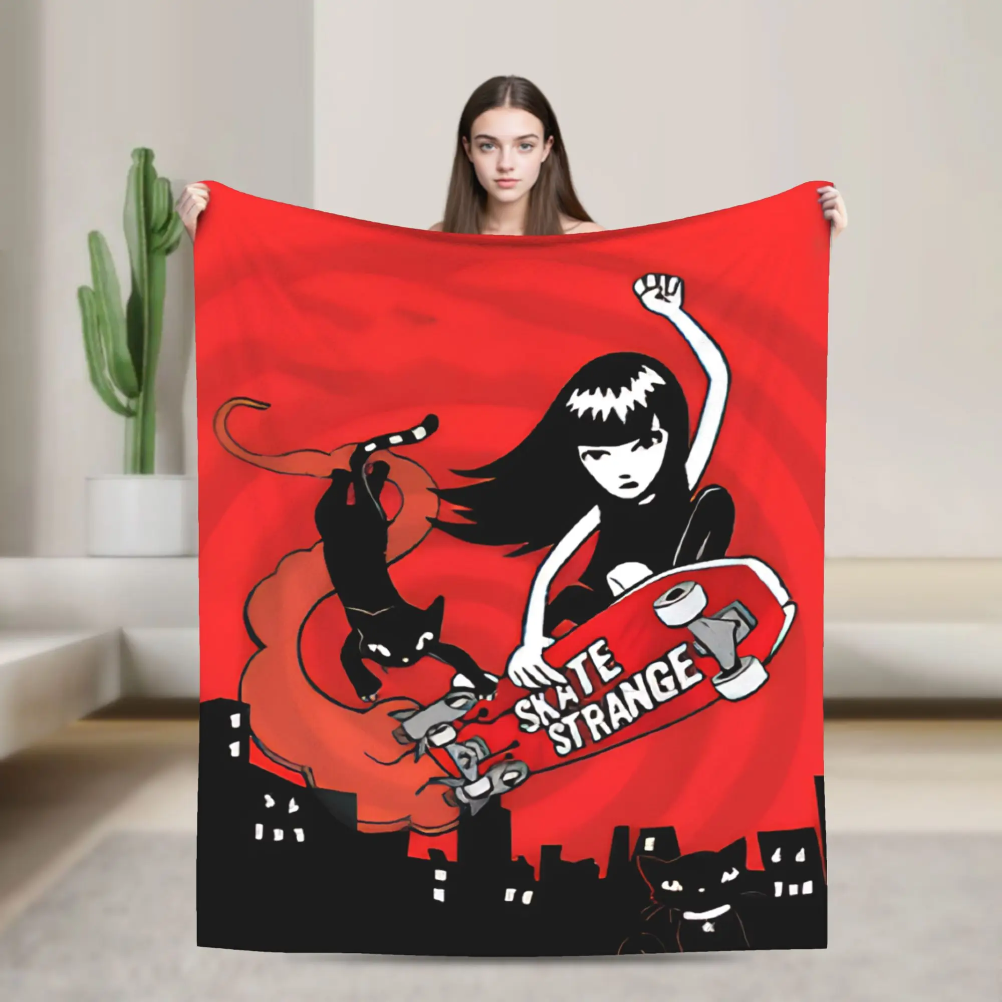Rock E-Emily the Strange Poster Blanket Cover Fleece Throw Blankets Summer Air Conditioning Portable Soft Warm Bedsprea,
Rock E-Emily the Strange Poster Blanket Cover Fleece Throw Blankets Summer Air Conditioning Portable Soft Warm Bedsprea,