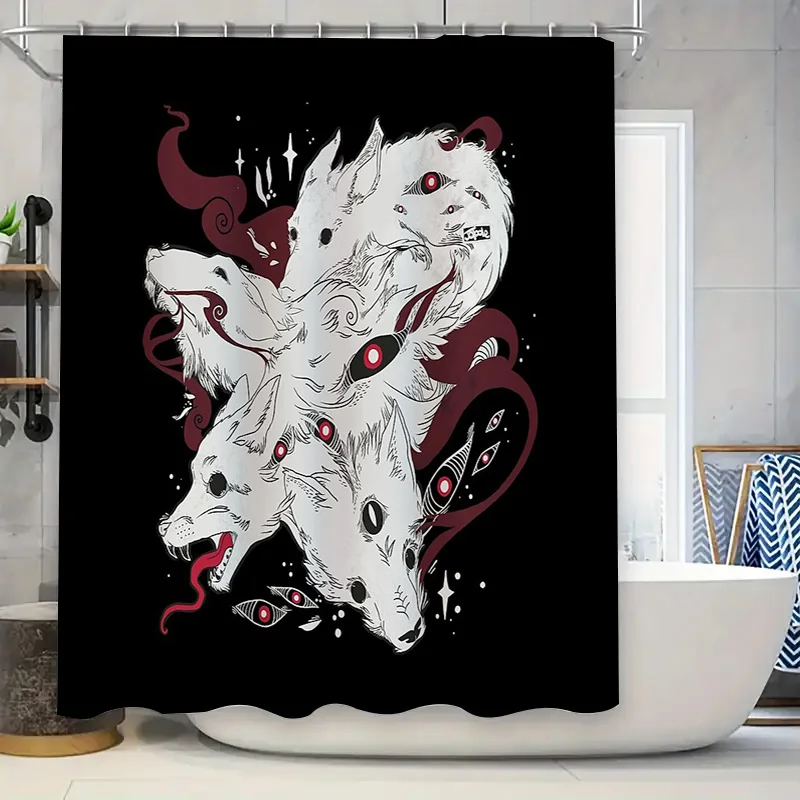 Gothic Horror Wolf Shower Curtain Creepy Animal Skull Spooky Home Decor Bathroom Set Vintage Halloween Tapestry Wall Hanging
Gothic Horror Wolf Shower Curtain Creepy Animal Skull Spooky Home Decor Bathroom Set Vintage Halloween Tapestry Wall Hanging