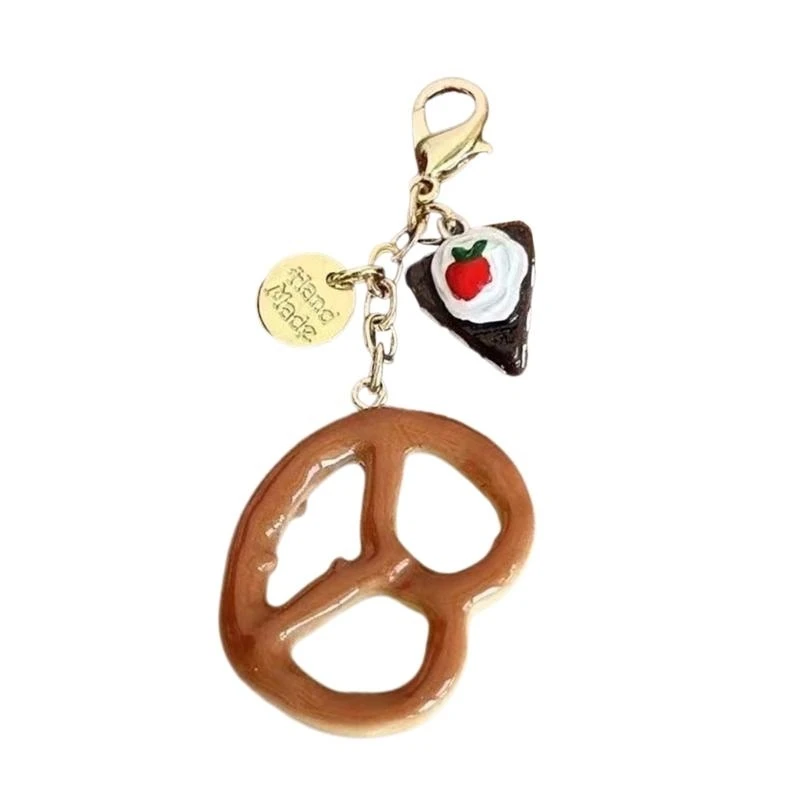 E8FB Simulated Chocolate Pretzel Bread Design Coin Purse Decors Lightweight And Styllish Bag Pendant For Creative Gift Giving
E8FB Simulated Chocolate Pretzel Bread Design Coin Purse Decors Lightweight And Styllish Bag Pendant For Creative Gift Giving