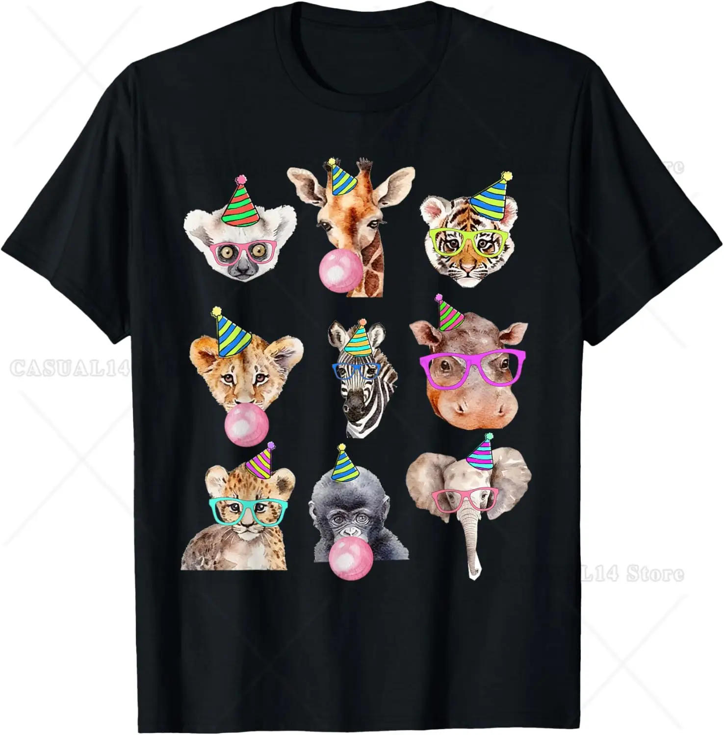 Zoo Animals Wildlife Birthday Party Zoo Day Animals T-Shirt Unisex Cotton Short Sleeve
Zoo Animals Wildlife Birthday Party Zoo Day Animals T-Shirt Unisex Cotton Short Sleeve