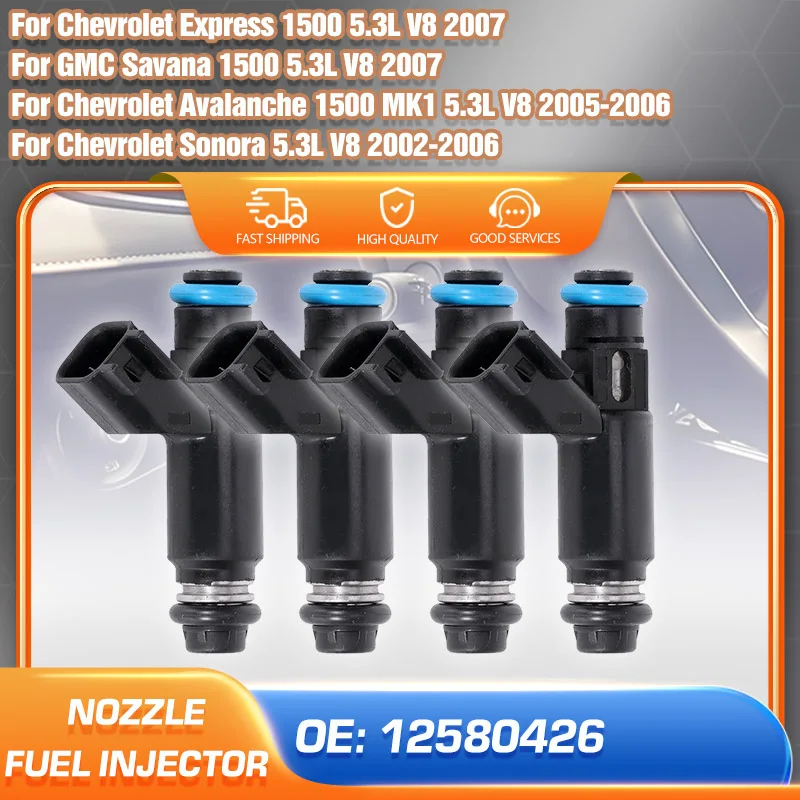 Fuel Injector Nozzle For Chevrolet Express GMC Savana 2007 Chevrolet Avalanche 2005-2006 Chevrolet Sonora 2002-2006 Car Parts
Fuel Injector Nozzle For Chevrolet Express GMC Savana 2007 Chevrolet Avalanche 2005-2006 Chevrolet Sonora 2002-2006 Car Parts