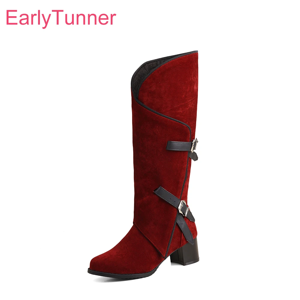 2025 New Winter Fashion Red Black Women Knee High Boots Round Toe High Square Heels Lady Shoes Plus Big Size 12 43 45 47
2025 New Winter Fashion Red Black Women Knee High Boots Round Toe High Square Heels Lady Shoes Plus Big Size 12 43 45 47
