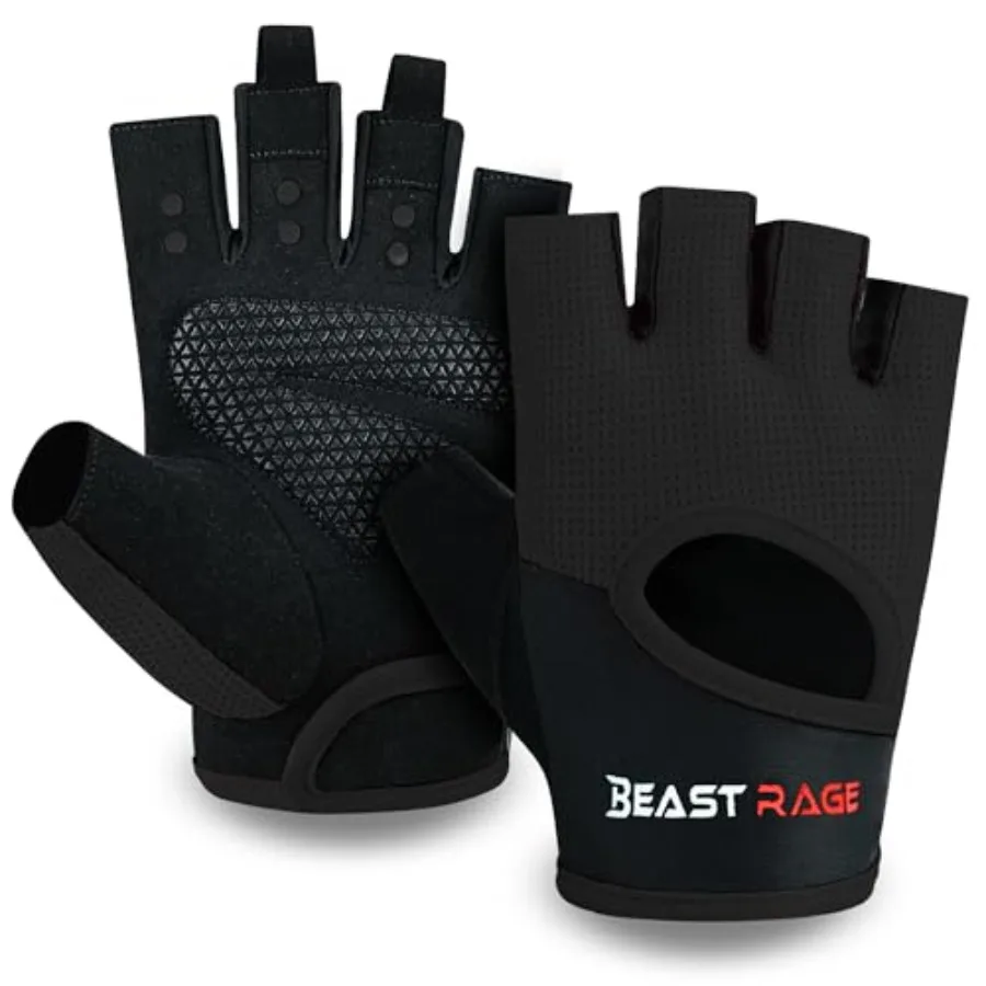Workout Gloves for Men and Women - Fingerless Gym Gloves with Palm Protection, Breathable and Lightweight for Weightlifting, Cy
Workout Gloves for Men and Women - Fingerless Gym Gloves with Palm Protection, Breathable and Lightweight for Weightlifting, Cy
