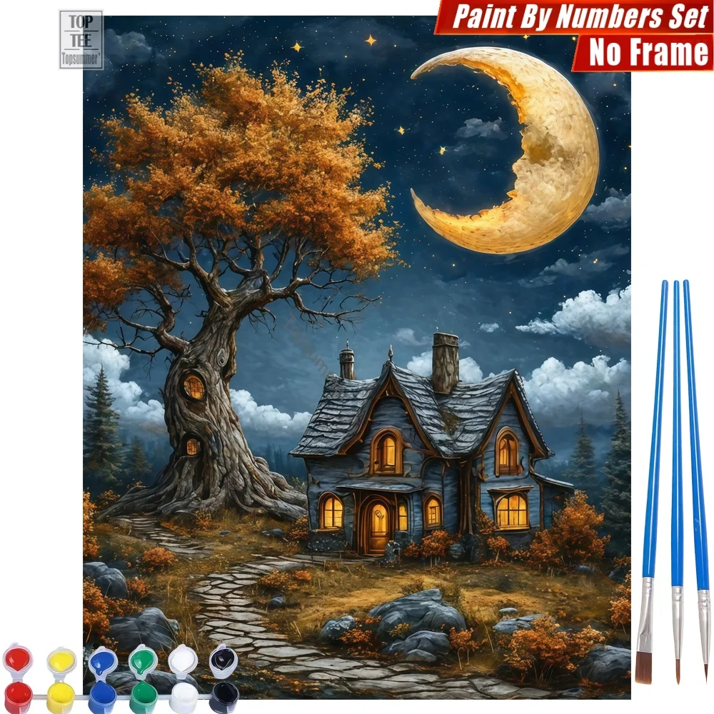 Ancient Cottage Autumn DIY Digital Oil Paint Kit - Cottage Autumn Night Home Wall Decor Gift For Teacher Gift For Teacher
Ancient Cottage Autumn DIY Digital Oil Paint Kit - Cottage Autumn Night Home Wall Decor Gift For Teacher Gift For Teacher