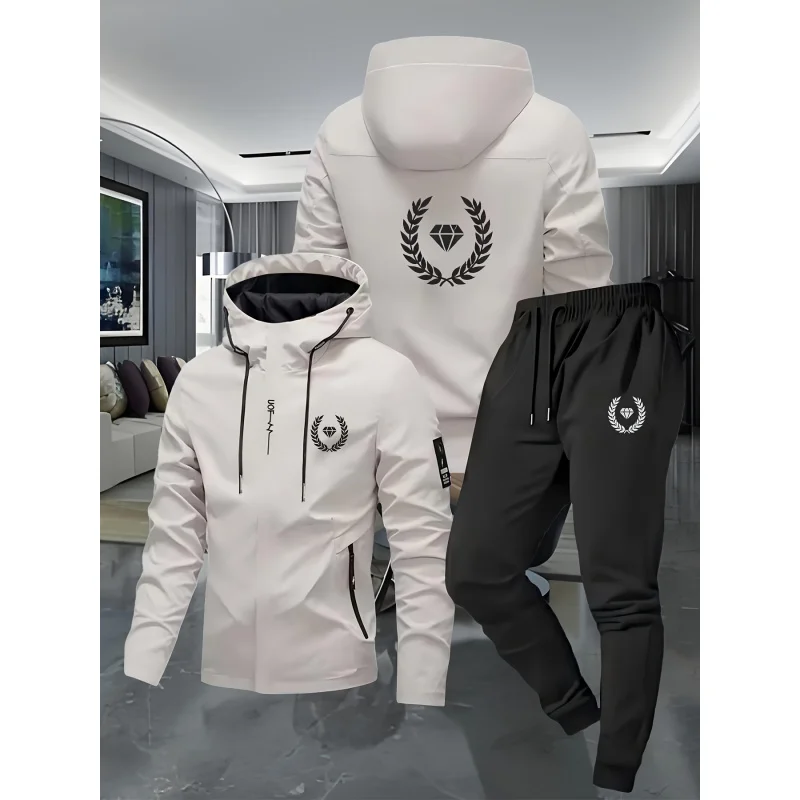 Men's Outdoor Sports Set Quick-Dry Polyester Jacket + Durable Pants Windproof Breathable Hiking Two-Piece Set
Men's Outdoor Sports Set Quick-Dry Polyester Jacket + Durable Pants Windproof Breathable Hiking Two-Piece Set