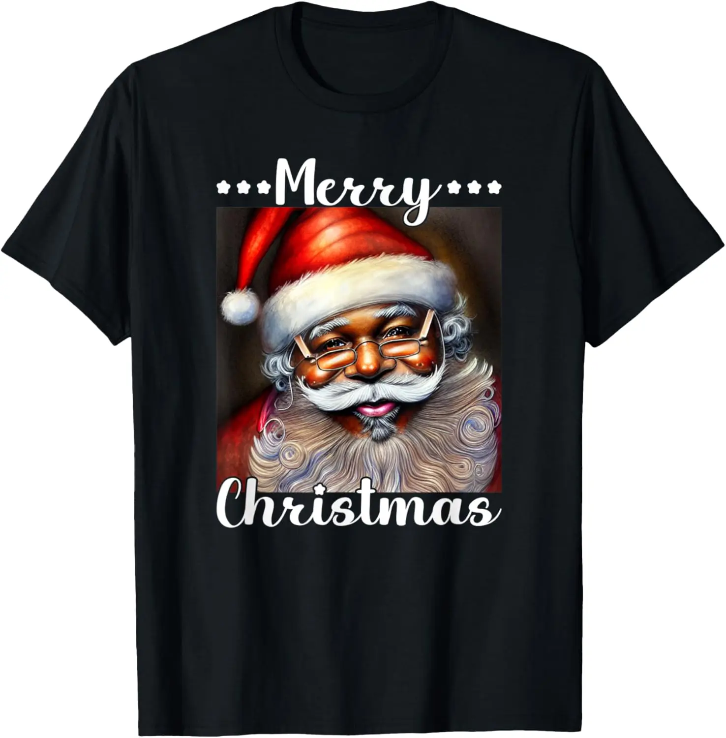 African American Santa Claus Black Christmas Retro XMas T-Shirt
African American Santa Claus Black Christmas Retro XMas T-Shirt