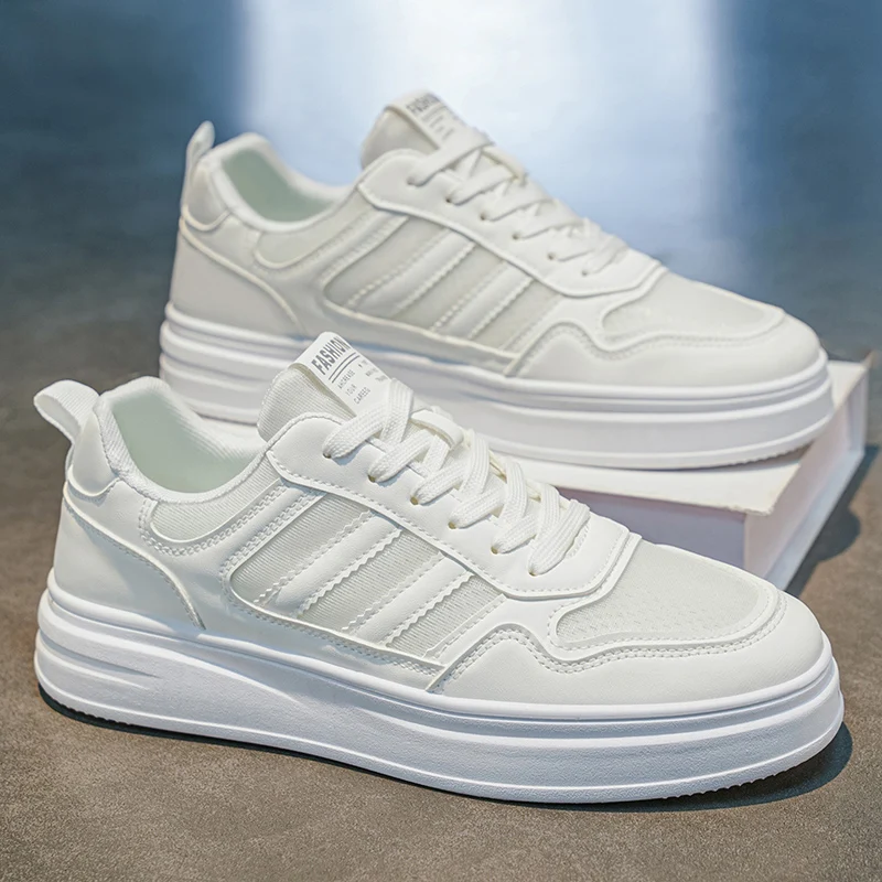 Men's Summer 2026 New Casual Sports Shoes Breathable Thick Bottom Net Surface Student Sports White Shoes Leisure Board Shoes
Men's Summer 2026 New Casual Sports Shoes Breathable Thick Bottom Net Surface Student Sports White Shoes Leisure Board Shoes