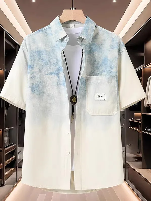 Men's Pure Cotton ort Sve irt Loose Fit Casual Dyeing Trendy Summer New Sle Breathable Loose Leisure f Sve irt
Men's Pure Cotton ort Sve irt Loose Fit Casual Dyeing Trendy Summer New Sle Breathable Loose Leisure f Sve irt