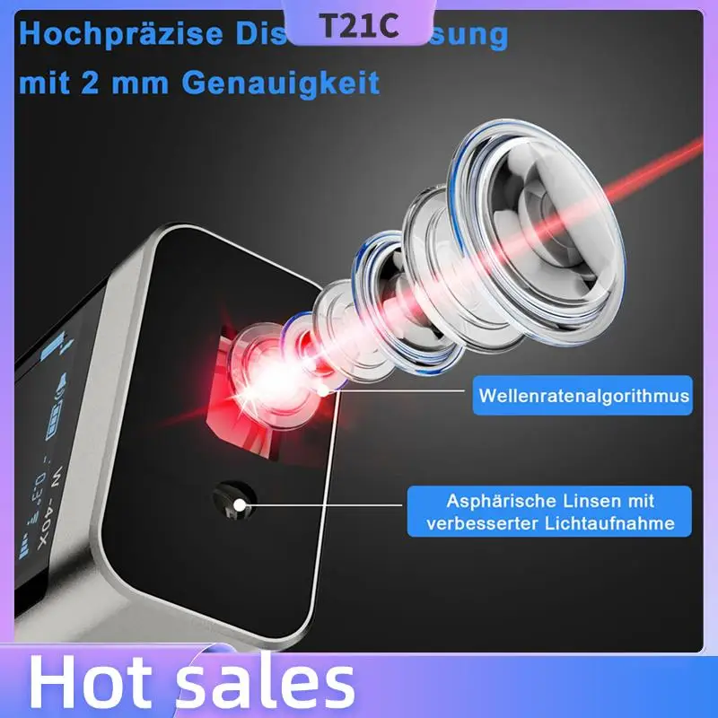 T21C 3Pcs 40M Smart Digital Laser Distance Meter Range Portable Rangefinder Range Finder Mini Handheld Distance
T21C 3Pcs 40M Smart Digital Laser Distance Meter Range Portable Rangefinder Range Finder Mini Handheld Distance