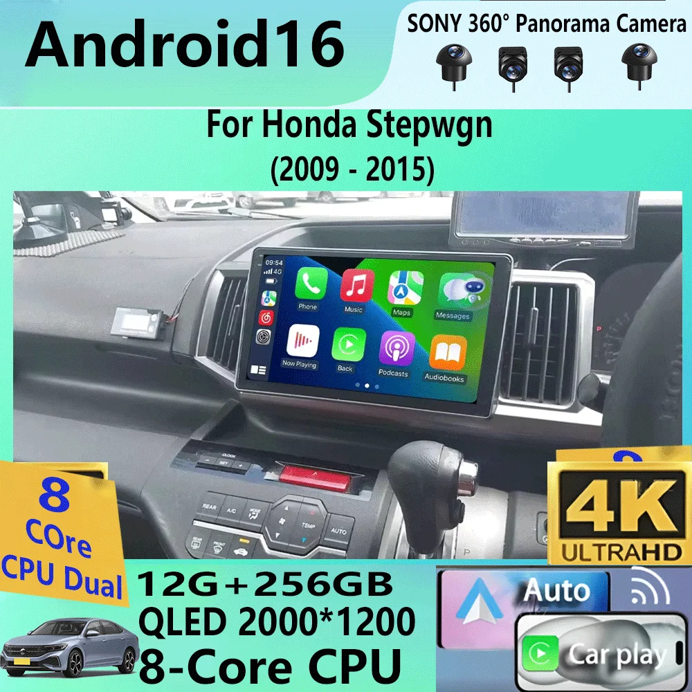 Android 16 Car Radio For Honda Stepwgn 2009-2013-2015 Multimedia Video Player Stereo Navigation GPS Carplay Android Auto WIFI
Android 16 Car Radio For Honda Stepwgn 2009-2013-2015 Multimedia Video Player Stereo Navigation GPS Carplay Android Auto WIFI