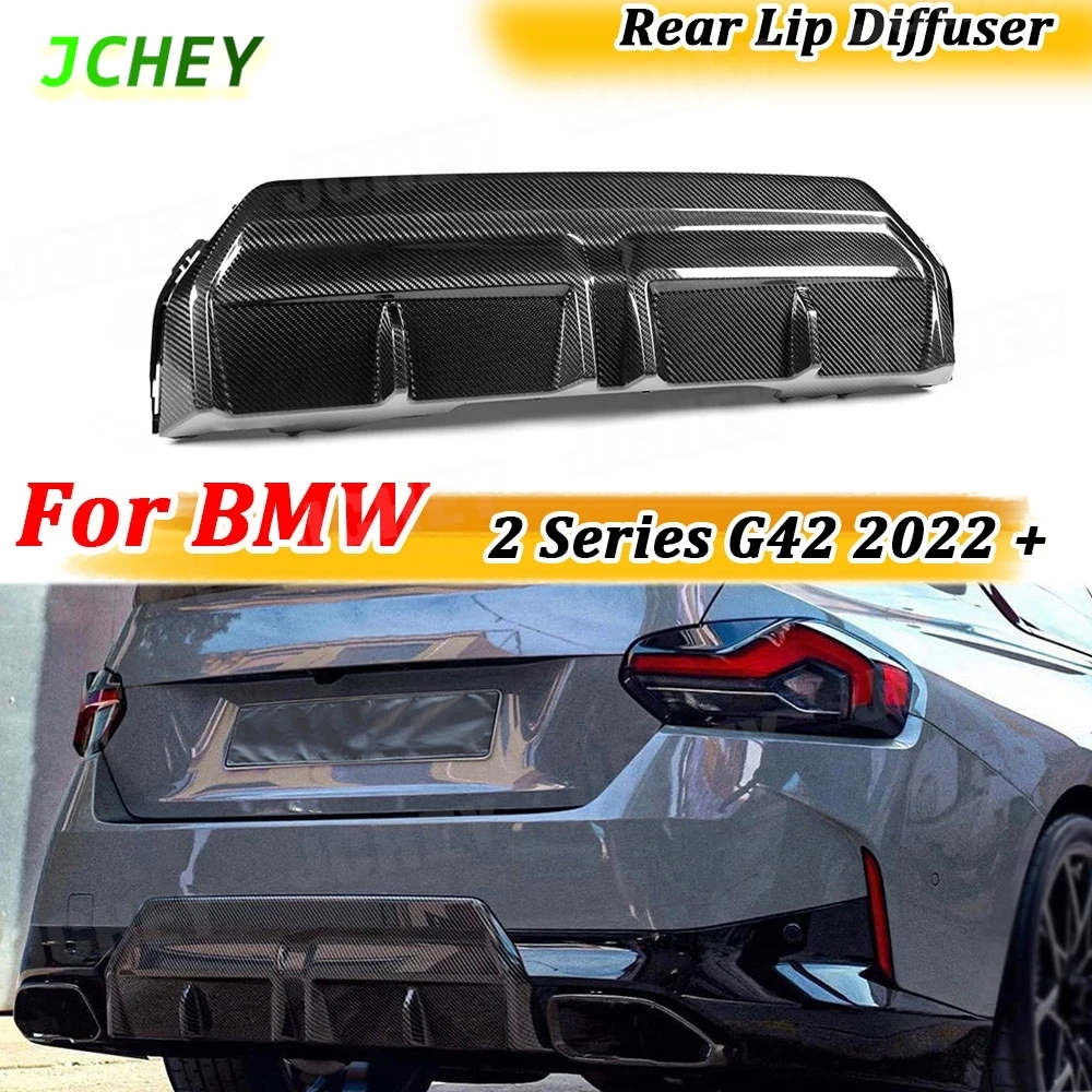 Dry Carbon Fiber Rear Lip Diffuser Spoiler For BMW 2 Series G42 M235i M240i Coupe 2022 + Rear Lip Extension Chin Guard Body Kits
Dry Carbon Fiber Rear Lip Diffuser Spoiler For BMW 2 Series G42 M235i M240i Coupe 2022 + Rear Lip Extension Chin Guard Body Kits