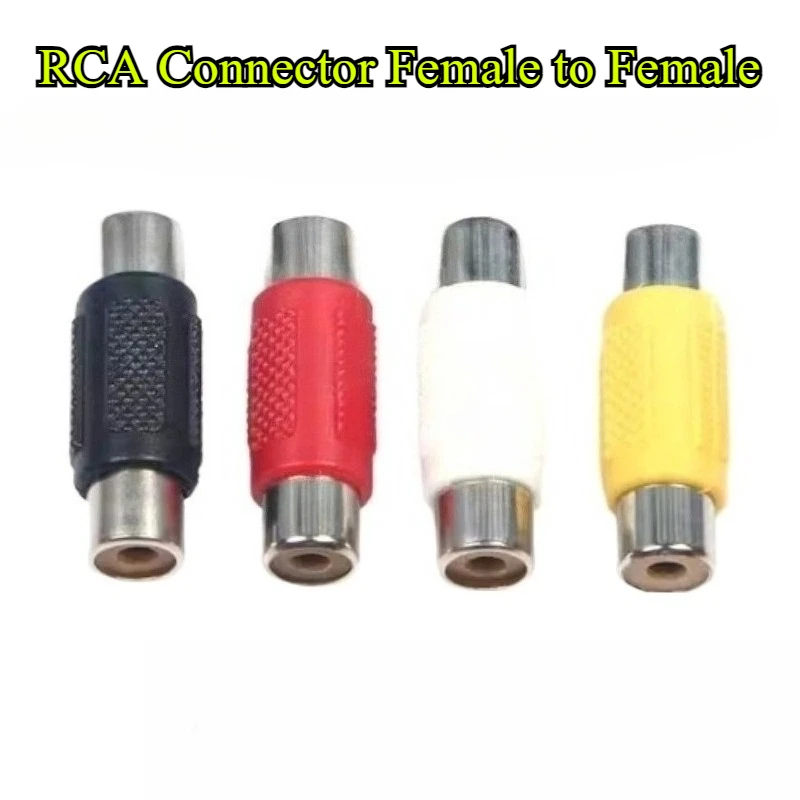 RCA straight-through audio and video female to female plug RCA audio lotus butt connector red black white Jack Socket Adapter
RCA straight-through audio and video female to female plug RCA audio lotus butt connector red black white Jack Socket Adapter