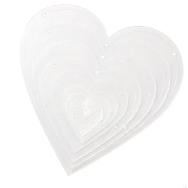 39BC Acrylic Heart Pattern Sewing Templates Set Of 8 Quilting Stencils Ruller For Precise Sewing And Quilting Craft Project
39BC Acrylic Heart Pattern Sewing Templates Set Of 8 Quilting Stencils Ruller For Precise Sewing And Quilting Craft Project