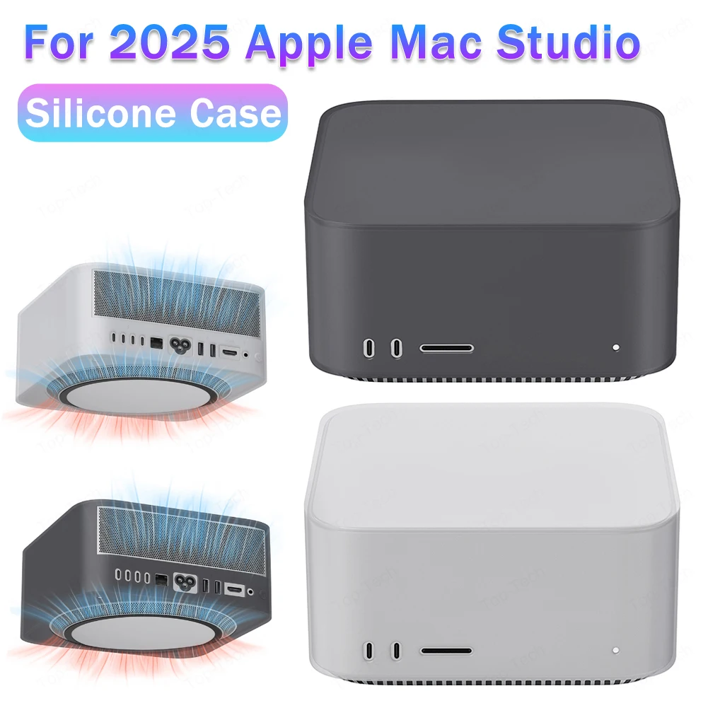 Силиконовый чехол для Apple Mac Studio 2025, противоударный силиконовый чехол, защитный чехол от царапин, защитный чехол
Силиконовый чехол для Apple Mac Studio 2025, противоударный силиконовый чехол, защитный чехол от царапин, защитный чехол