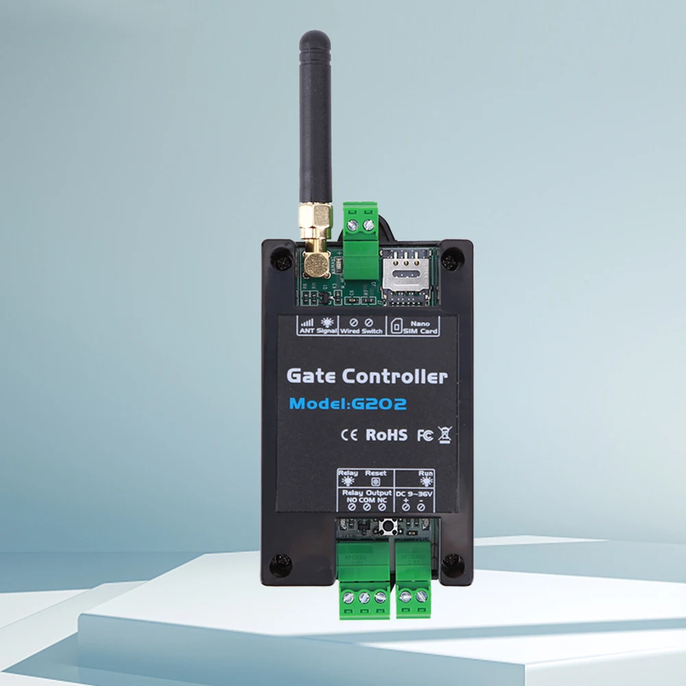 G202 GSM Door Opener Relay Switch for Remote Controlled Gates and Garage Doors with 4G Mobile Phone Access
G202 GSM Door Opener Relay Switch for Remote Controlled Gates and Garage Doors with 4G Mobile Phone Access