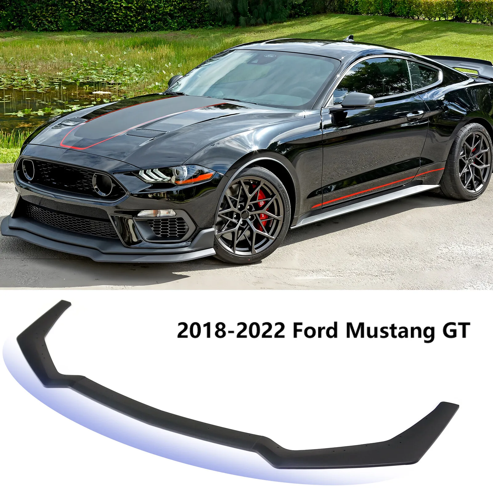 Для Ford Mustang GT 2018-2022: передний сплиттер-спойлер на бампер, матовый черный
Для Ford Mustang GT 2018-2022: передний сплиттер-спойлер на бампер, матовый черный