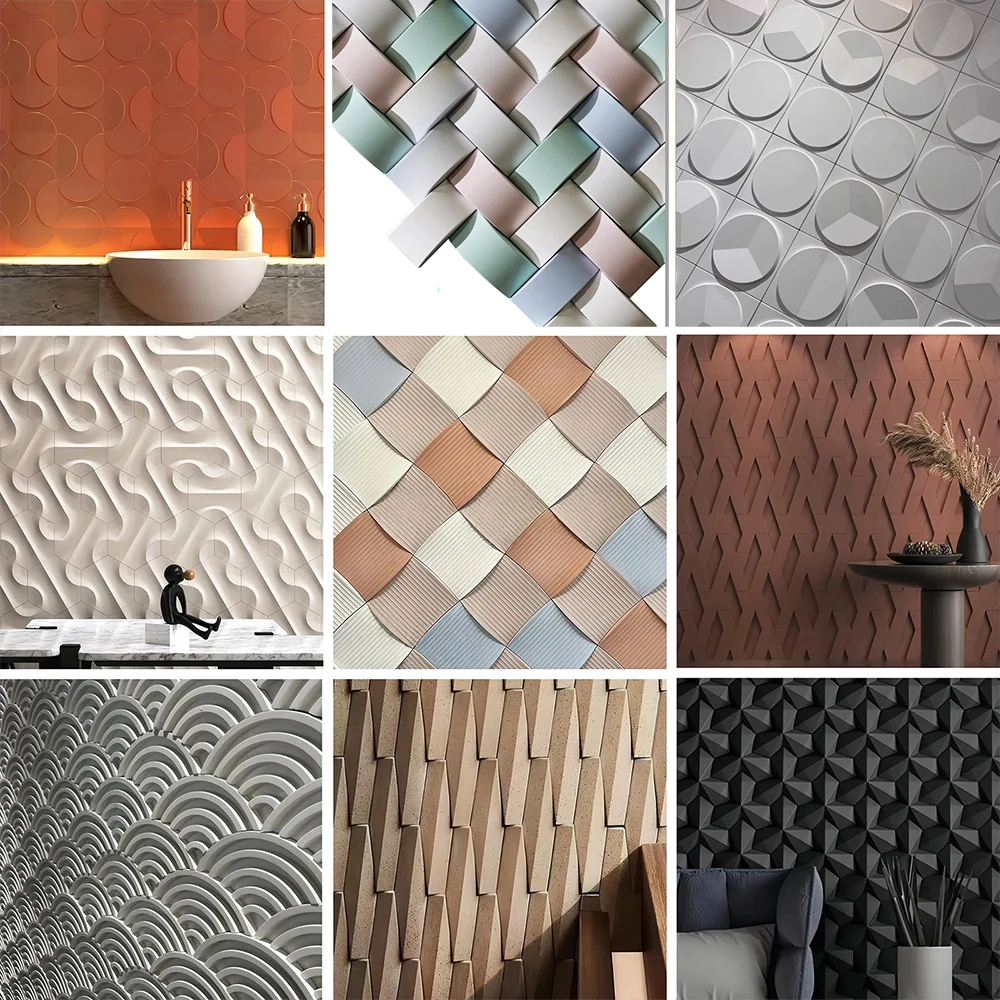 Silicone Mold for 3D Wall Tiles - DIY Artistic Cement/Plaster Background wall Mold, Concrete Relief Wall Mold, For Decor
Silicone Mold for 3D Wall Tiles - DIY Artistic Cement/Plaster Background wall Mold, Concrete Relief Wall Mold, For Decor
