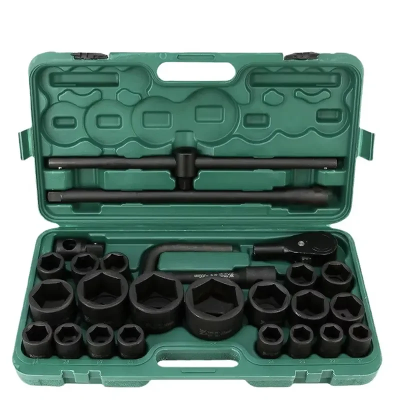 26-Piece Auto Maintenance Heavy-Duty Metric Socket Set 26 Piece Tool Set
26-Piece Auto Maintenance Heavy-Duty Metric Socket Set 26 Piece Tool Set