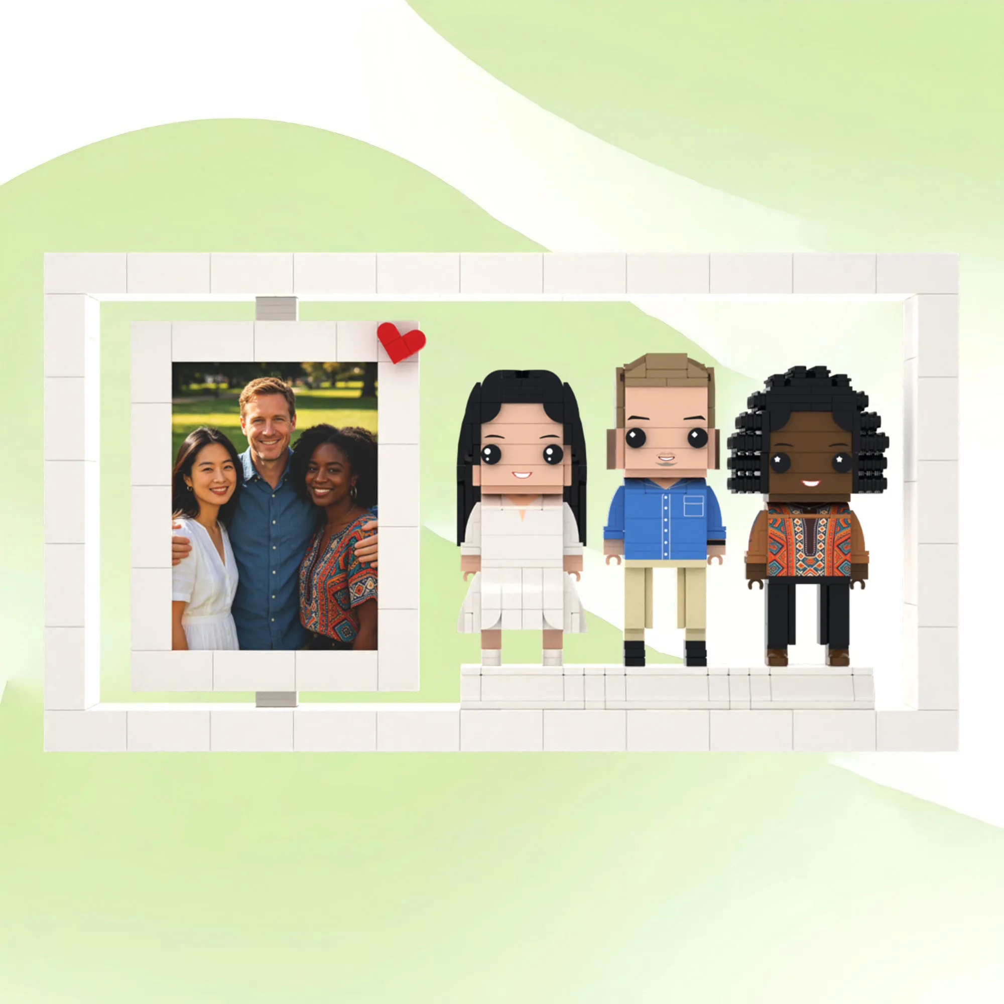 Custom Personalized Family Brick Figures Unique Keepsake Gift Family Reunion Desk Home Decor Toy Building Blocks
Custom Personalized Family Brick Figures Unique Keepsake Gift Family Reunion Desk Home Decor Toy Building Blocks