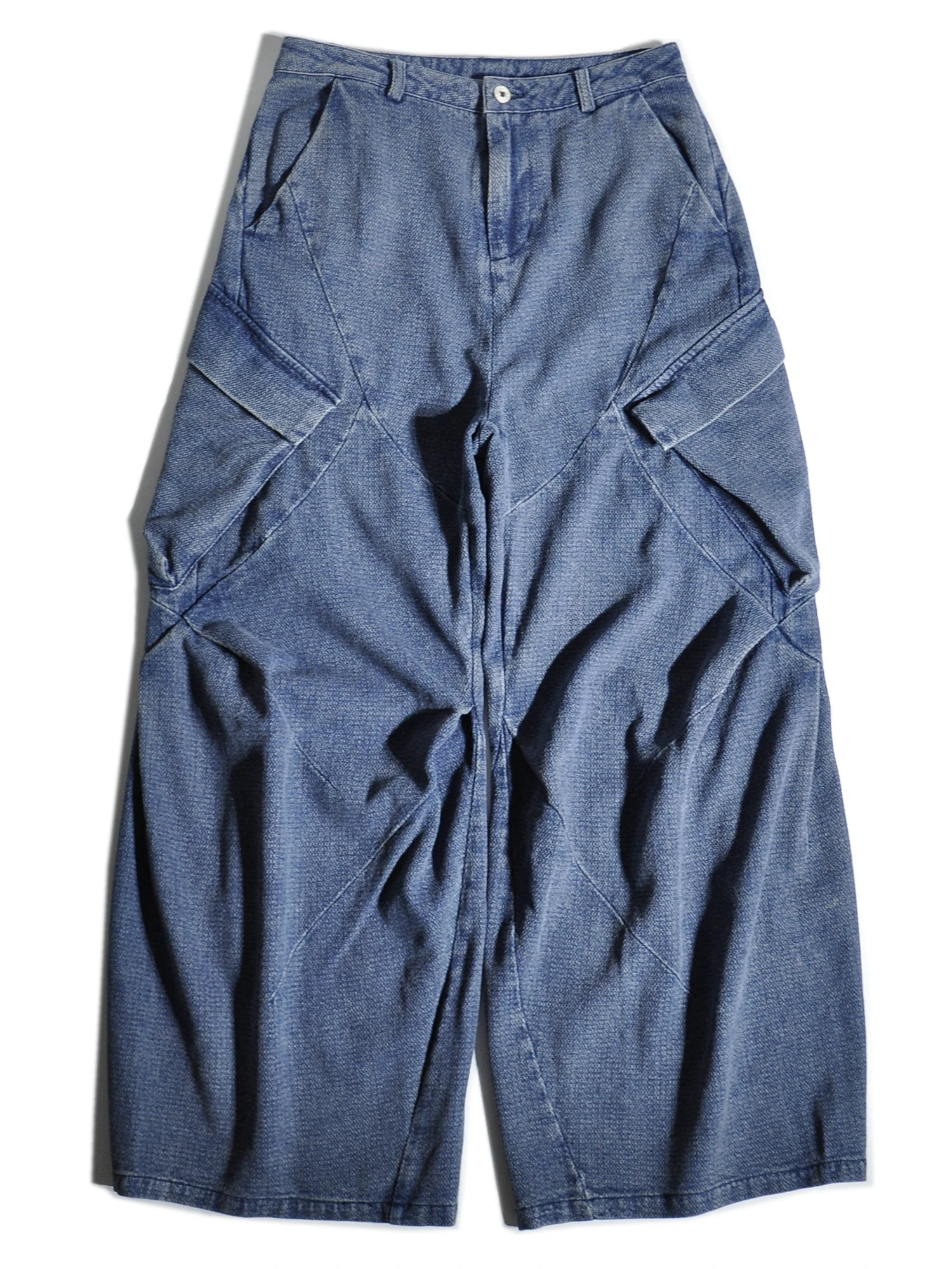 Retro Japanese Sle Wide Leg Workwear Jeans Loose Fit American Straight Casual Pants 3D Tailoring Drapey Cotton Denim
Retro Japanese Sle Wide Leg Workwear Jeans Loose Fit American Straight Casual Pants 3D Tailoring Drapey Cotton Denim