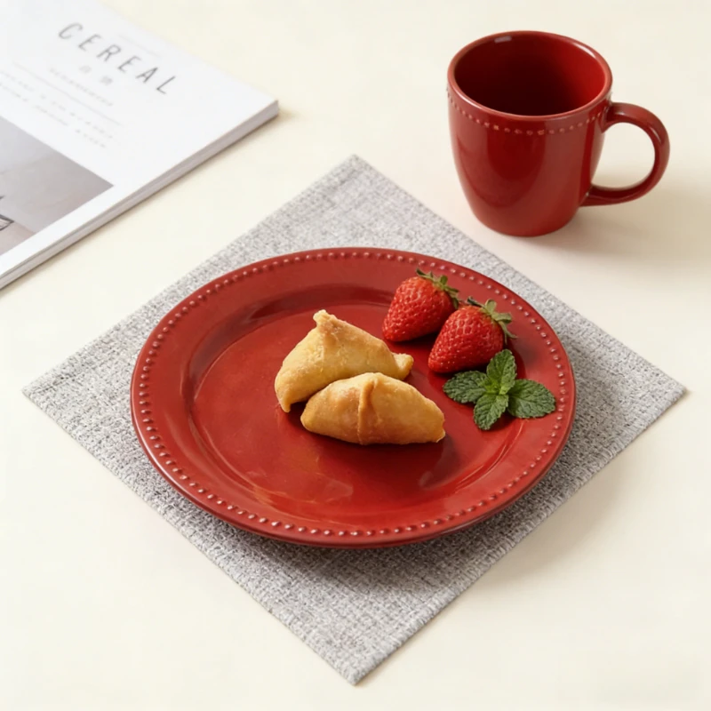 Новогодняя керамическая посуда: тарелки, чашки, подносы для сервировки стейков и фруктов, высококачественная столовая посуда с эффектом подглазурной росписи и скрытым красным оттенком
Новогодняя керамическая посуда: тарелки, чашки, подносы для сервировки стейков и фруктов, высококачественная столовая посуда с эффектом подглазурной росписи и скрытым красным оттенком