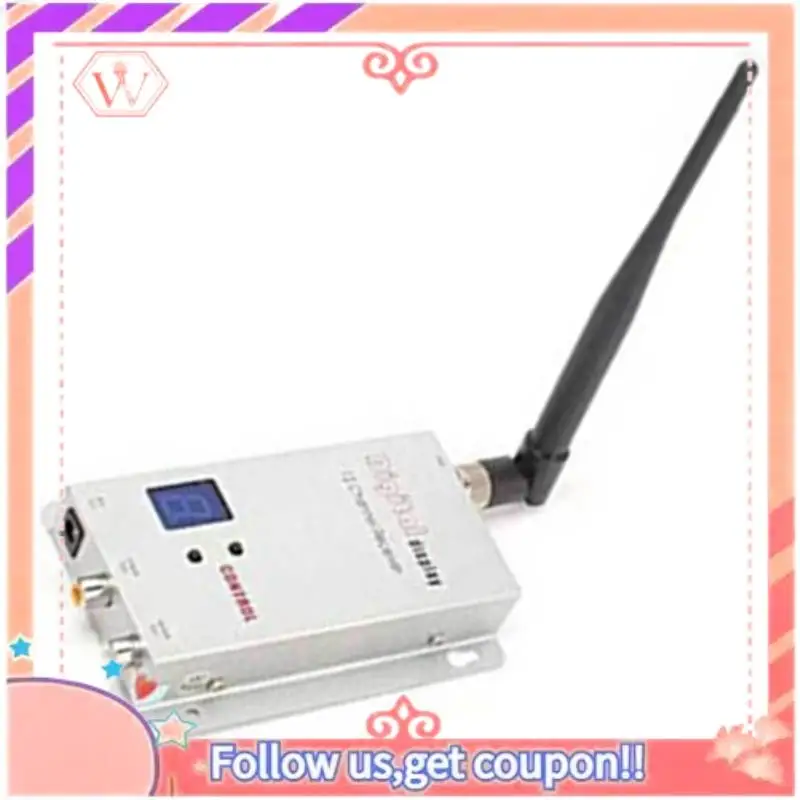 Upgraded 10X FPV 1.2Ghz 1.2G 8CH 1500Mw Wireless AV Sender TV Audio Video Transmitter Receiver Combo For QAV250 250 FPV RC(B)
Upgraded 10X FPV 1.2Ghz 1.2G 8CH 1500Mw Wireless AV Sender TV Audio Video Transmitter Receiver Combo For QAV250 250 FPV RC(B)