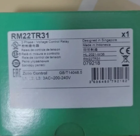 Brand New RM22TR31 3-phase control relay Expedited shipping
Brand New RM22TR31 3-phase control relay Expedited shipping