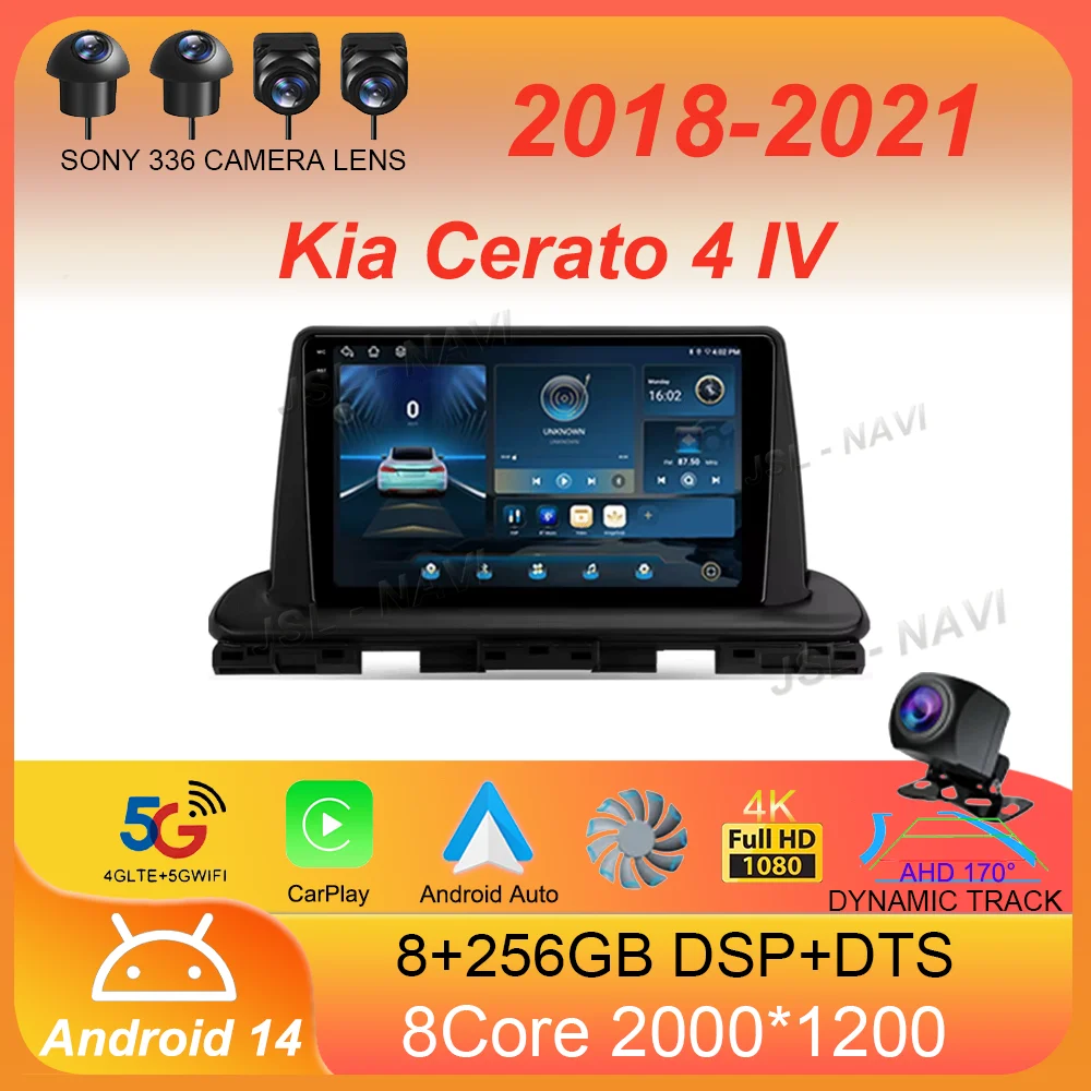 For Kia Cerato 4 IV 2018 - 2021 Car Radio Android 14 Carplay Auto 2K Screen BT Multimedia Player Autoradio Stereo 2din Head Unit
For Kia Cerato 4 IV 2018 - 2021 Car Radio Android 14 Carplay Auto 2K Screen BT Multimedia Player Autoradio Stereo 2din Head Unit