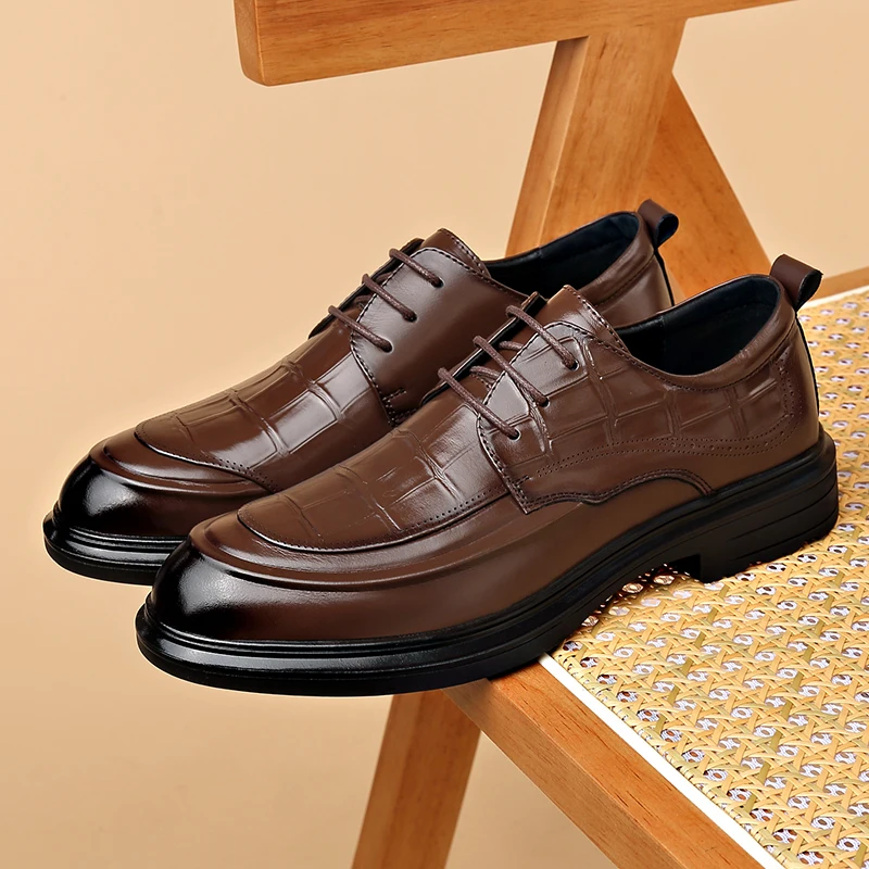 Костюм, мужская кожаная обувь, классический стиль для отдыха и бизнеса, работы и отдыха, вечеринки, высококачественные туфли дерби, роскошные новинки
Костюм, мужская кожаная обувь, классический стиль для отдыха и бизнеса, работы и отдыха, вечеринки, высококачественные туфли дерби, роскошные новинки
