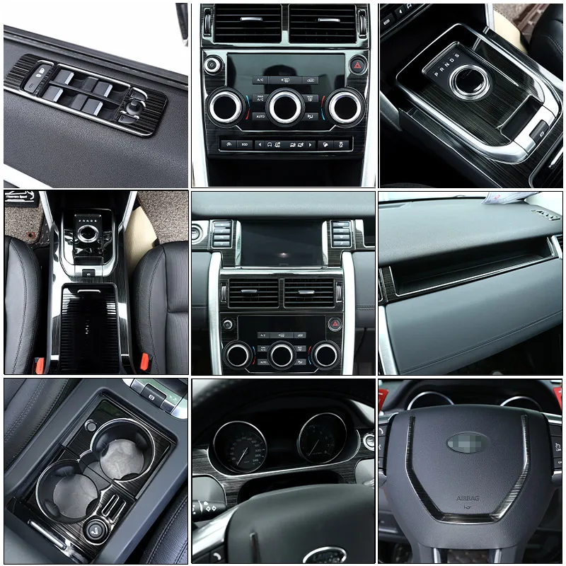 For Land Rover Discovery Sport 2015-19 Stainless Steel Black Brushed Central Control Interior Decorative Sticker Car Accessories
For Land Rover Discovery Sport 2015-19 Stainless Steel Black Brushed Central Control Interior Decorative Sticker Car Accessories