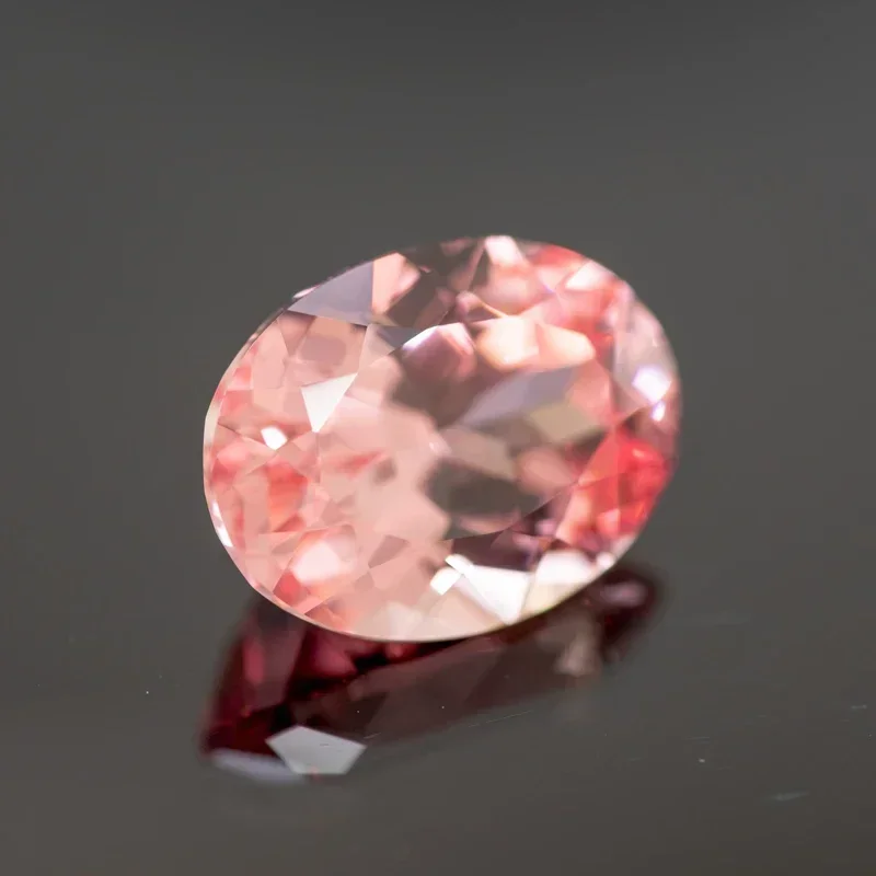 Top Quality Lab Grown Padparadscha Red Lotus Oval Shaped Charms Gemstone DIY Ring Necklace Earrings Main Materials with Certific
Top Quality Lab Grown Padparadscha Red Lotus Oval Shaped Charms Gemstone DIY Ring Necklace Earrings Main Materials with Certific
