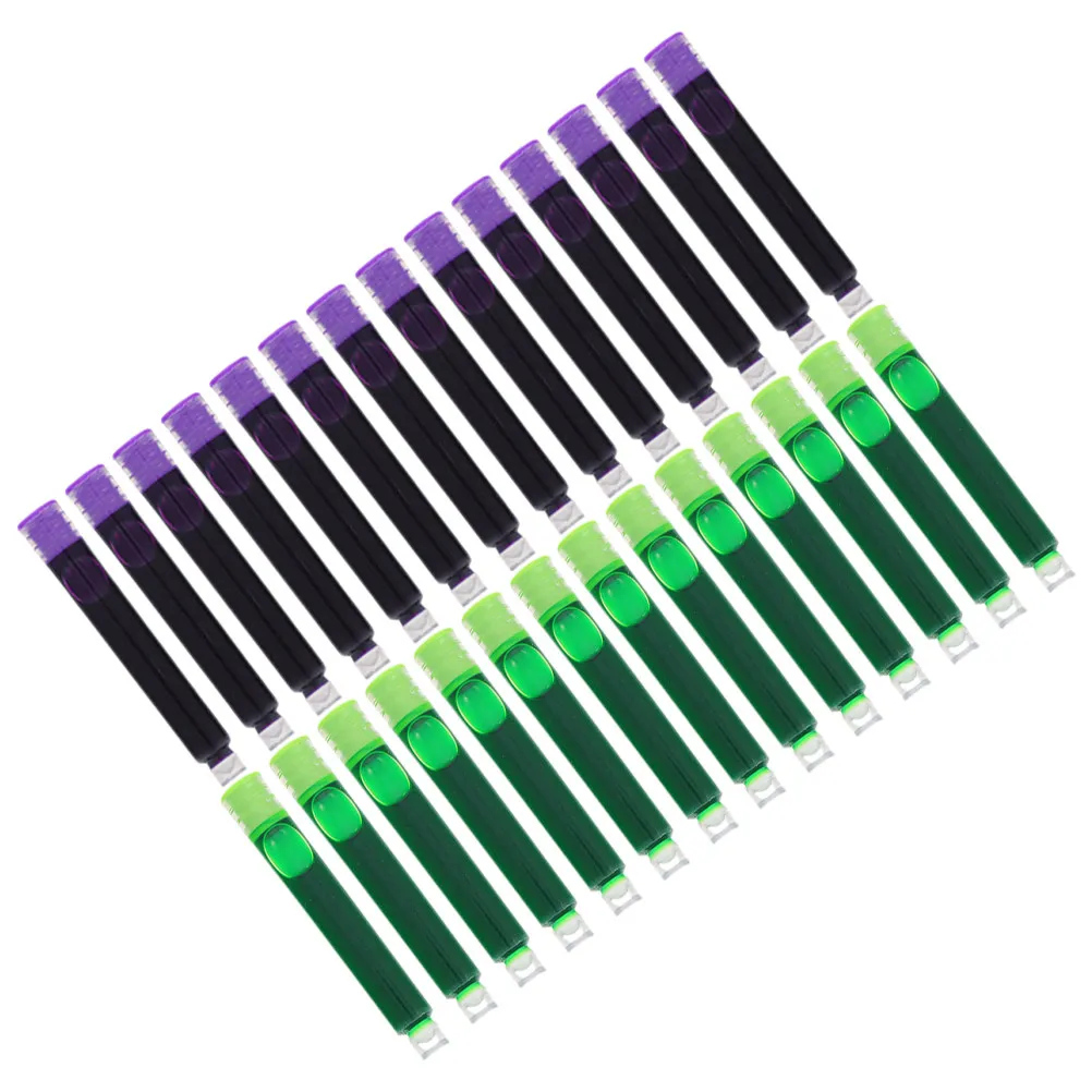 100Pcs Colored Erasable Fountain Pen Ink Refills High-Quality PP Material Long Service Life Office Fountain Pen Ink Refills
100Pcs Colored Erasable Fountain Pen Ink Refills High-Quality PP Material Long Service Life Office Fountain Pen Ink Refills