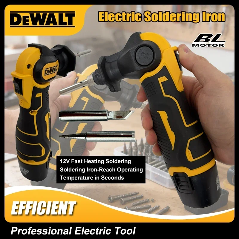 Электрический паяльник Dewalt 12В, 30Вт, быстрый нагрев, регулируемая температура, инструмент для пайки
Электрический паяльник Dewalt 12В, 30Вт, быстрый нагрев, регулируемая температура, инструмент для пайки