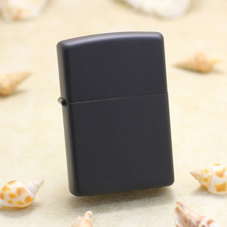 Genuine Zippo oil lighter copper windproof Pure black Kerosene lighters Gift with anti-counterfeiting code
Genuine Zippo oil lighter copper windproof Pure black Kerosene lighters Gift with anti-counterfeiting code
