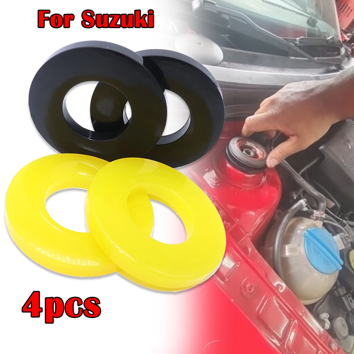 4Pcs For suzuki Car Front Bushing Bearing Washer Suspension Shock Absorbing Tower Rubber Buffer Ring Durable Reduce Noise Parts
4Pcs For suzuki Car Front Bushing Bearing Washer Suspension Shock Absorbing Tower Rubber Buffer Ring Durable Reduce Noise Parts
