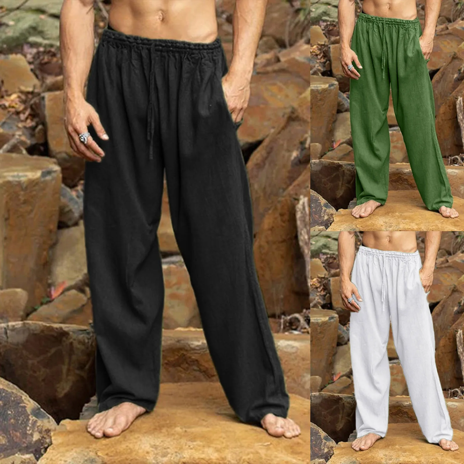 Toe Band Boys Sleepers Men Spring Summer Trousers Pant Casual Loose Pant Solid Linen Sports Full Length Fashion Pant With Pocket
Toe Band Boys Sleepers Men Spring Summer Trousers Pant Casual Loose Pant Solid Linen Sports Full Length Fashion Pant With Pocket