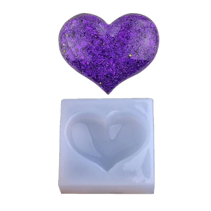 652F Resin Jewelry Mold 3D Love Heart Shaped Silicone Mould Cake Chocolate Molds UV Epoxy Casting Molds for Jewelry Making
652F Resin Jewelry Mold 3D Love Heart Shaped Silicone Mould Cake Chocolate Molds UV Epoxy Casting Molds for Jewelry Making
