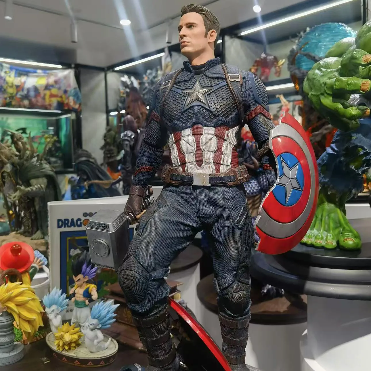 Marvel Captain America Figure 40Cm Double Head Sculpt Interchangeable Avengers 4 Movie Collectible Statue Model Desk Decor
Marvel Captain America Figure 40Cm Double Head Sculpt Interchangeable Avengers 4 Movie Collectible Statue Model Desk Decor