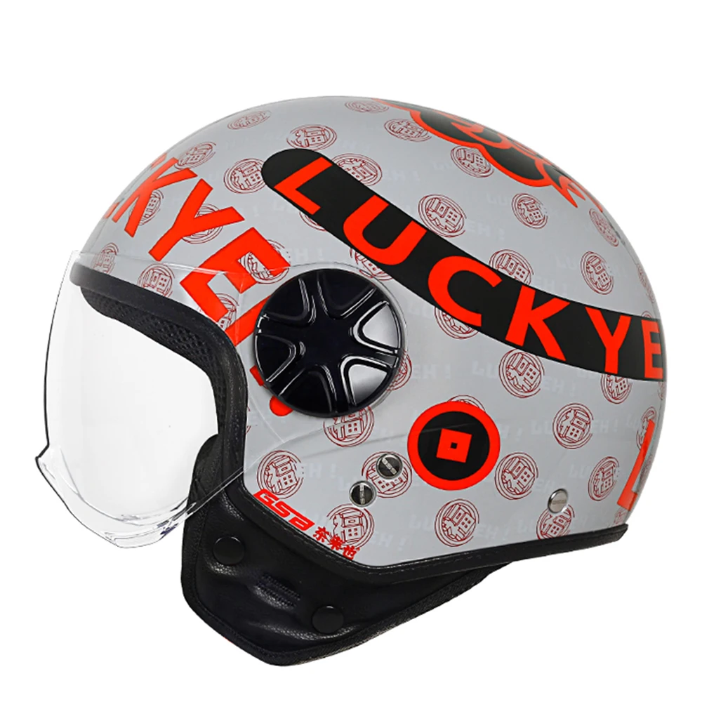 M-XL Grey Lucky Wear-Resistant Motocross Accessories Anti-Fall Biker Kask Open Face Motorcycle Helmet Breathable Head Protection 
M-XL Grey Lucky Wear-Resistant Motocross Accessories Anti-Fall Biker Kask Open Face Motorcycle Helmet Breathable Head Protection