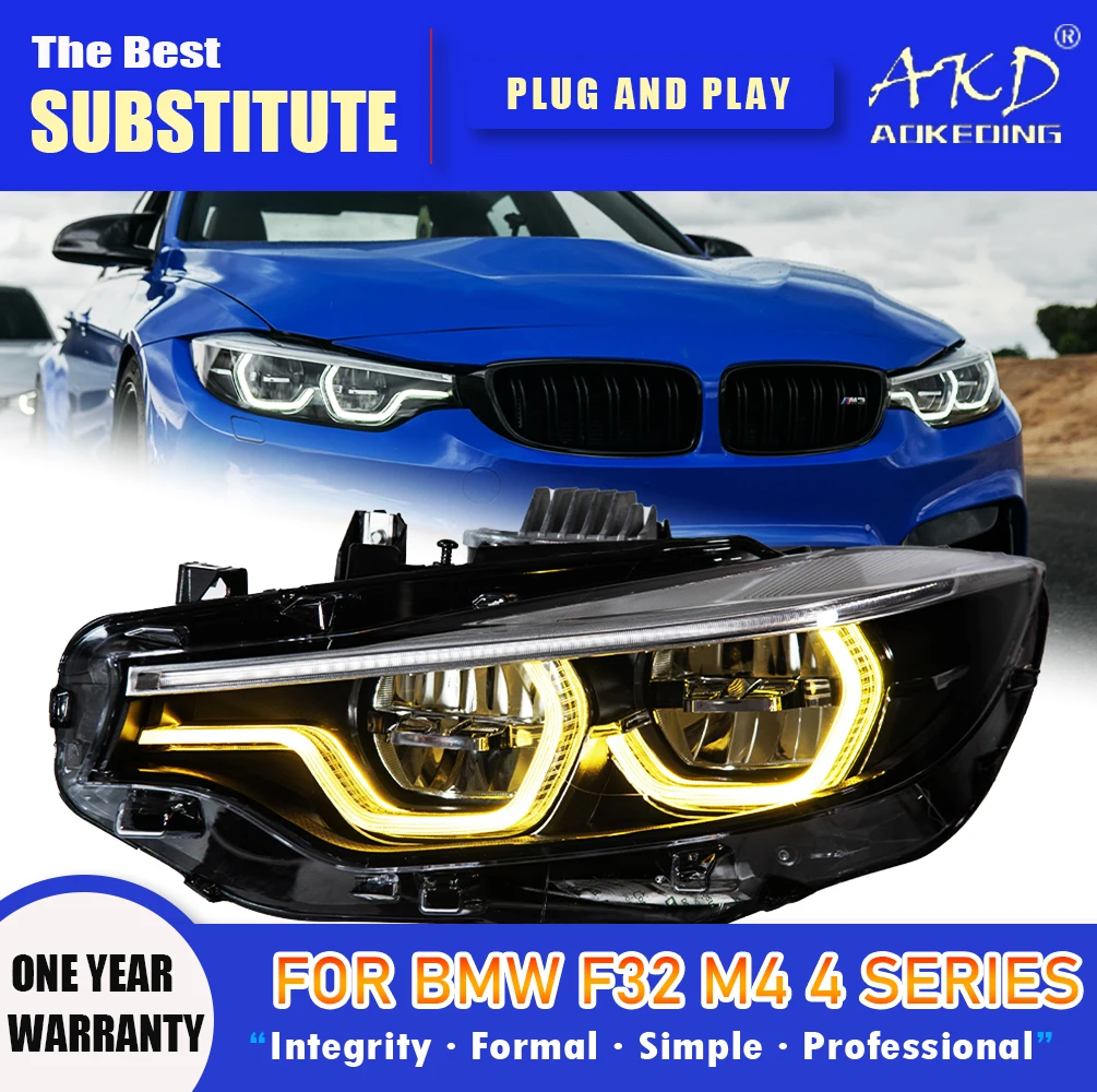AKD Head Lamp for BMW F32 F36 M4 F82 LED Headlight 2013-2019 Headlights 425I DRL Turn Signal High Beam Angel Eye Projector Lens
AKD Head Lamp for BMW F32 F36 M4 F82 LED Headlight 2013-2019 Headlights 425I DRL Turn Signal High Beam Angel Eye Projector Lens