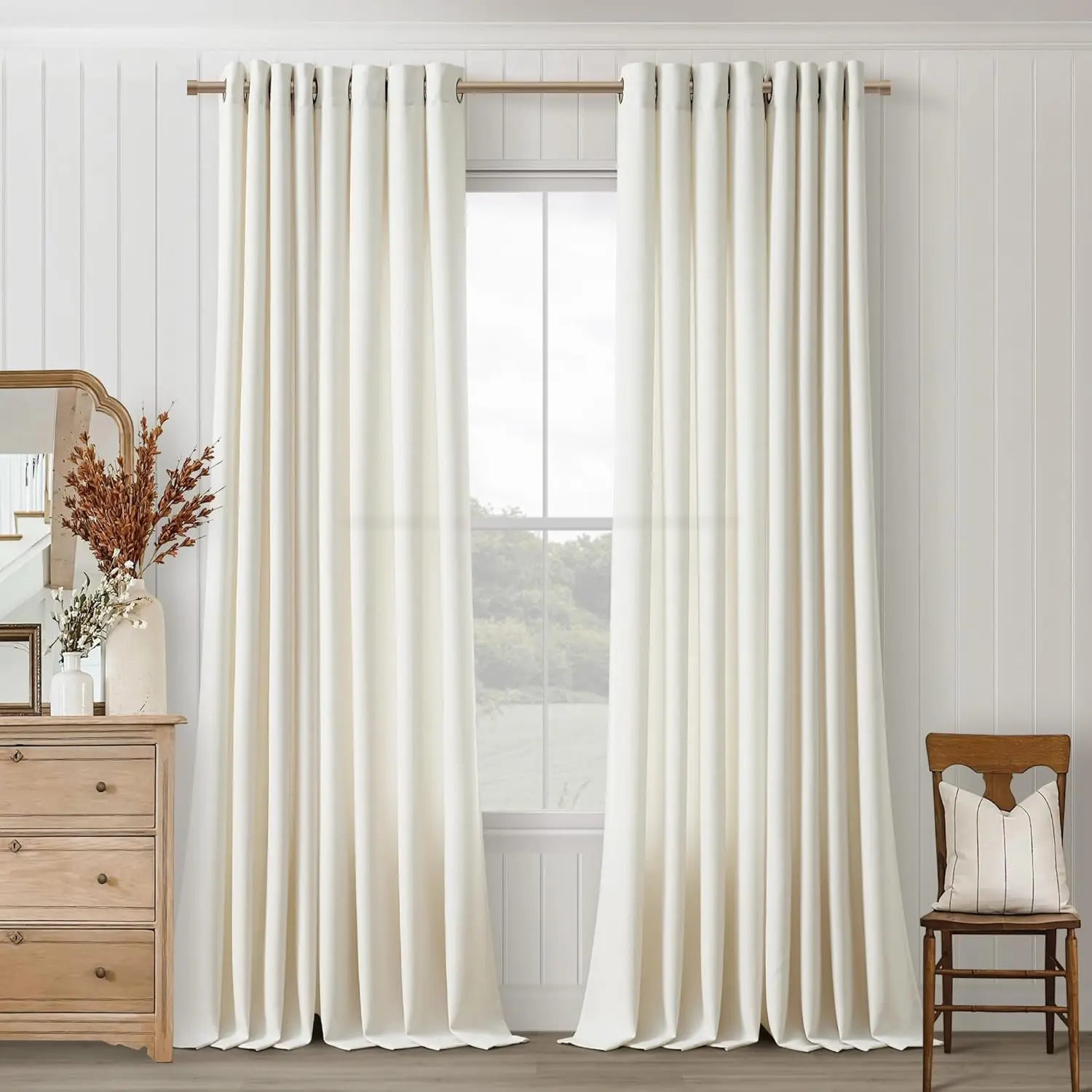 Linen Sheer Curtains 112 Inch Length 2 Panels Set Grommet Top Semi Privacy Light Filtering for Living Room Patio Sliding Glass
Linen Sheer Curtains 112 Inch Length 2 Panels Set Grommet Top Semi Privacy Light Filtering for Living Room Patio Sliding Glass