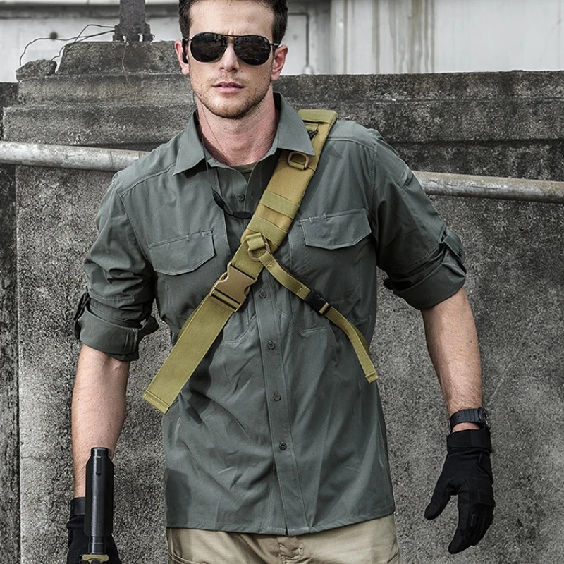 Military Tactical Long Sleeve Shirts Men's Quick Dry Spring/Autumn Jacket Tops Training Outdoor Sports New
Military Tactical Long Sleeve Shirts Men's Quick Dry Spring/Autumn Jacket Tops Training Outdoor Sports New