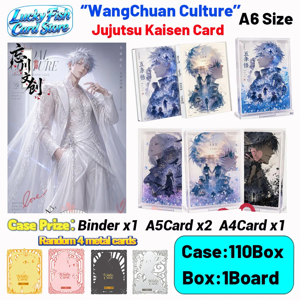 Wholesale 2026 New WangChuan Creative Studio Jujutsu Kaisen Cards A6 Size Boards Anime Collectibles Character Fan Gifts
Wholesale 2026 New WangChuan Creative Studio Jujutsu Kaisen Cards A6 Size Boards Anime Collectibles Character Fan Gifts