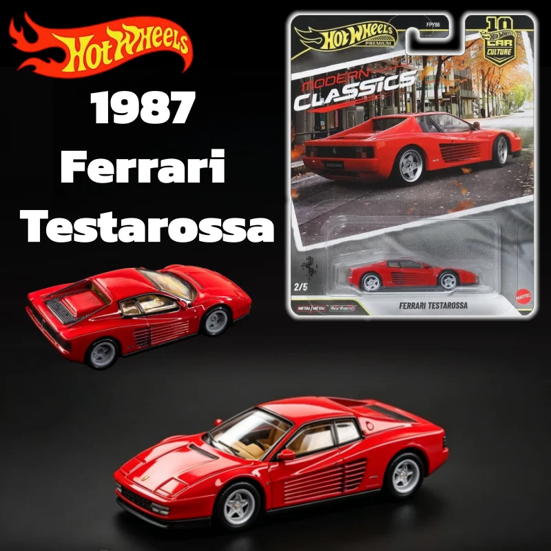 Коллекционная модель автомобиля Hot Wheels 1987 Ferrari Testarossa из серии Car Culture Modern Classics, масштаб 1:64, из сплава, подарок для мальчика-энтузиаста
Коллекционная модель автомобиля Hot Wheels 1987 Ferrari Testarossa из серии Car Culture Modern Classics, масштаб 1:64, из сплава, подарок для мальчика-энтузиаста
