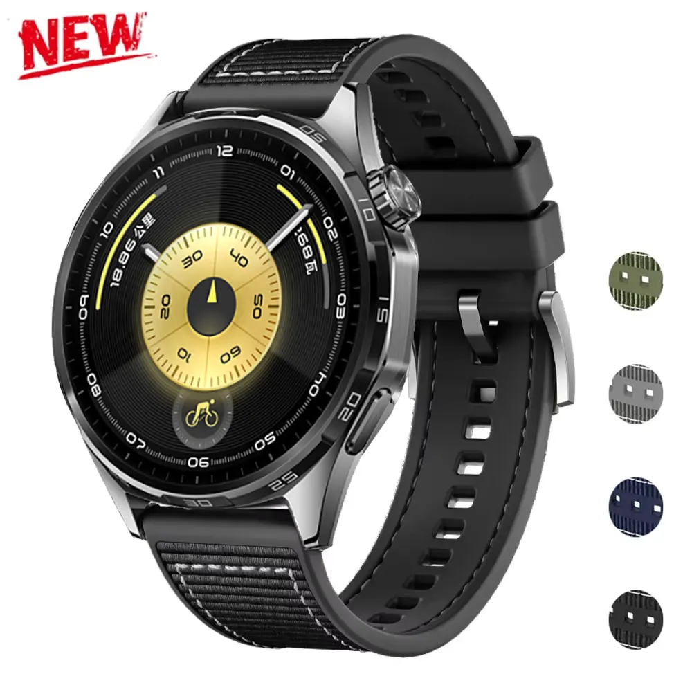 Silicone Band For Huawei GT6 46mm Watchband Replaceable Sport Bracelet For Huawei GT5 GT6pro 46mm GT4 GT2e Wristband Accessories
Silicone Band For Huawei GT6 46mm Watchband Replaceable Sport Bracelet For Huawei GT5 GT6pro 46mm GT4 GT2e Wristband Accessories